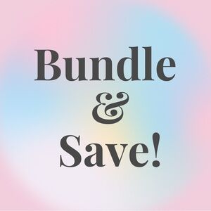 Bundle and save on items!